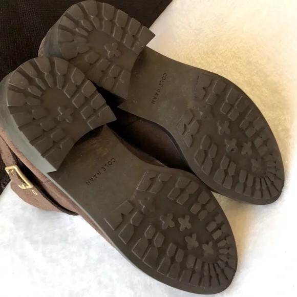 {Waterproof} Cole Haan Indiana Suede Booties - Picture 6 of 11